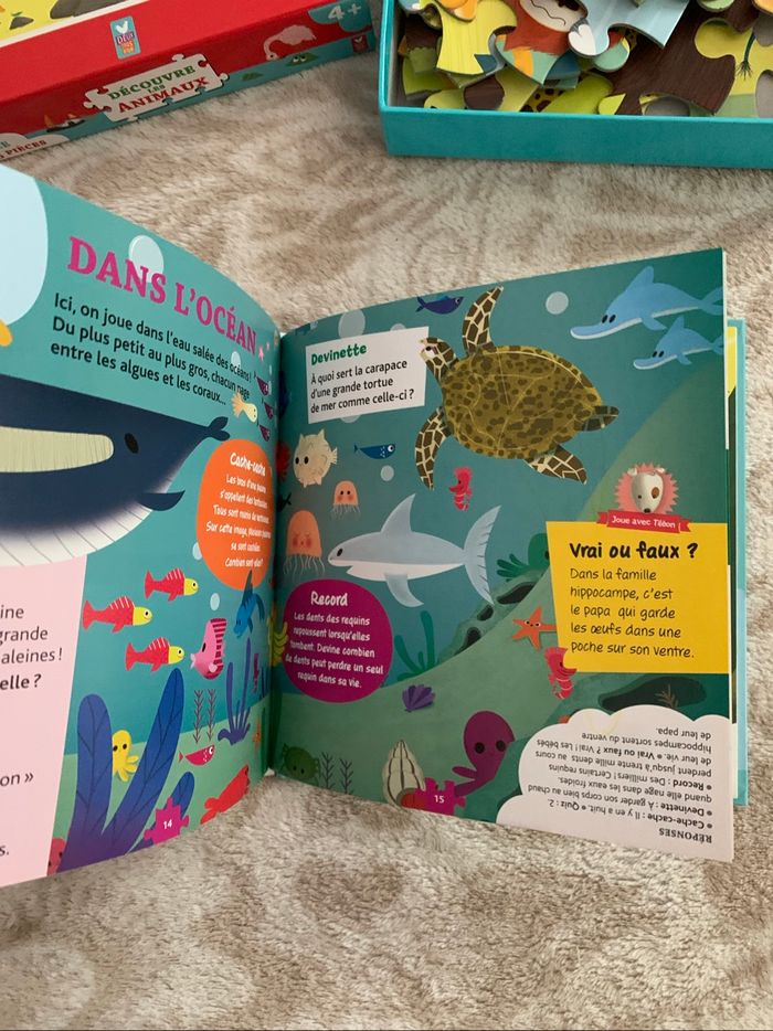 Puzzle et livres animaux - photo numéro 4