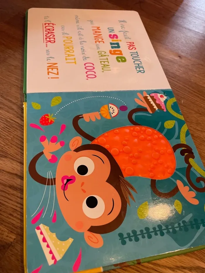 Un livre d’éveil à toucher Il ne faut pas toucher un tigre ! Sauf dans ce livre - photo numéro 9