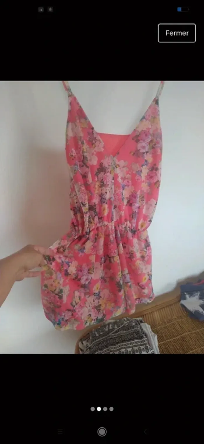 Combishort fleurie 🌺 Pull & Bear 38 - photo numéro 3