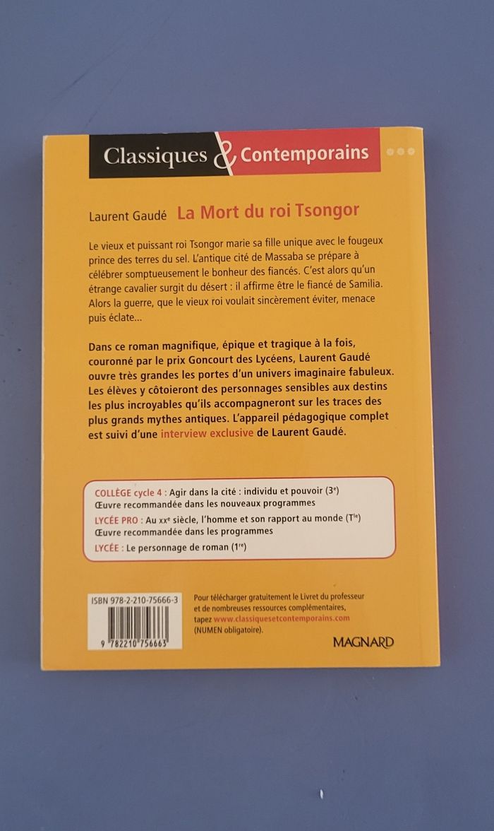 La mort du roi Tsongor de Laurent Gaudé - photo numéro 2