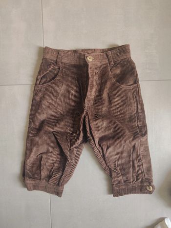 Pantalon hiver velours côtelé
