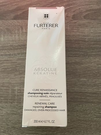 Shampoing Réparateur René Furterer Absolue Kératine - Cheveux Abîmés