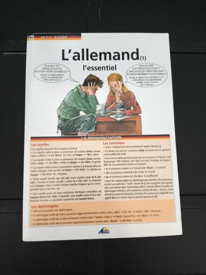Lot de 3 petits guides l'allemand - photo numéro 2