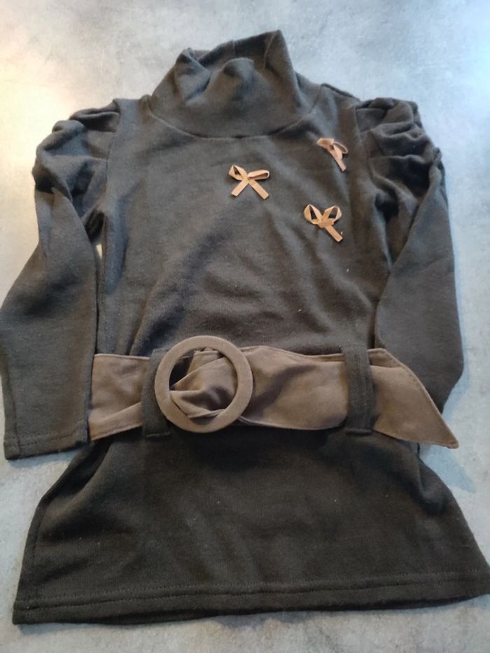 Robe pull avec ceinture - photo numéro 4
