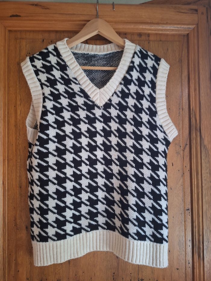 Pull sans manche vintage très bon état - photo numéro 2