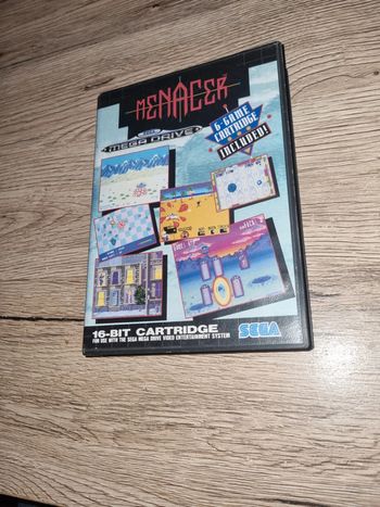 menacer 6-game cartridge sega mega drive Complet
