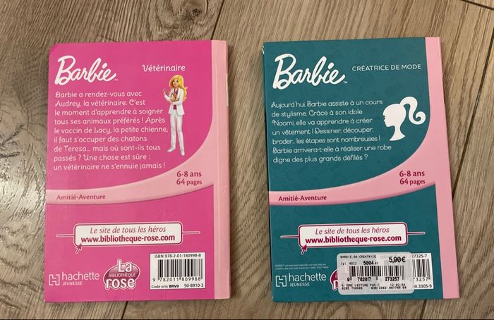 Lot 2 livres Barbie - photo numéro 2