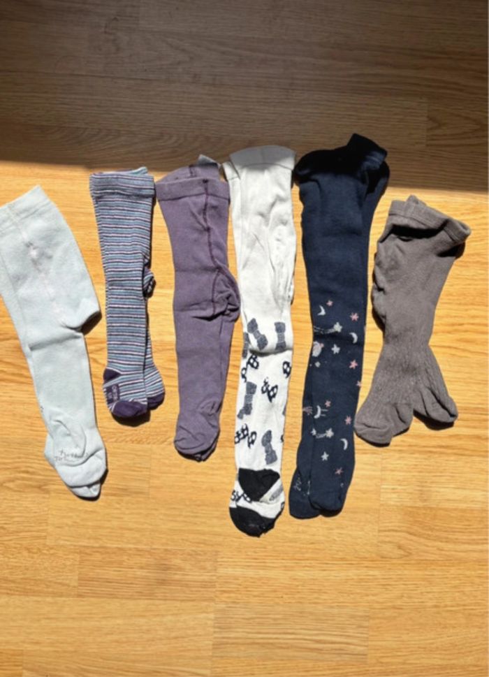 Lot de collants bébé fille