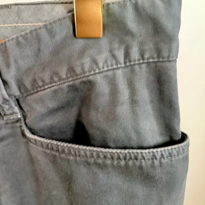 Pantalon homme Hugo Boss Sport bleu foncé coton 100% coupe droite taille 44 A1415 - photo numéro 5