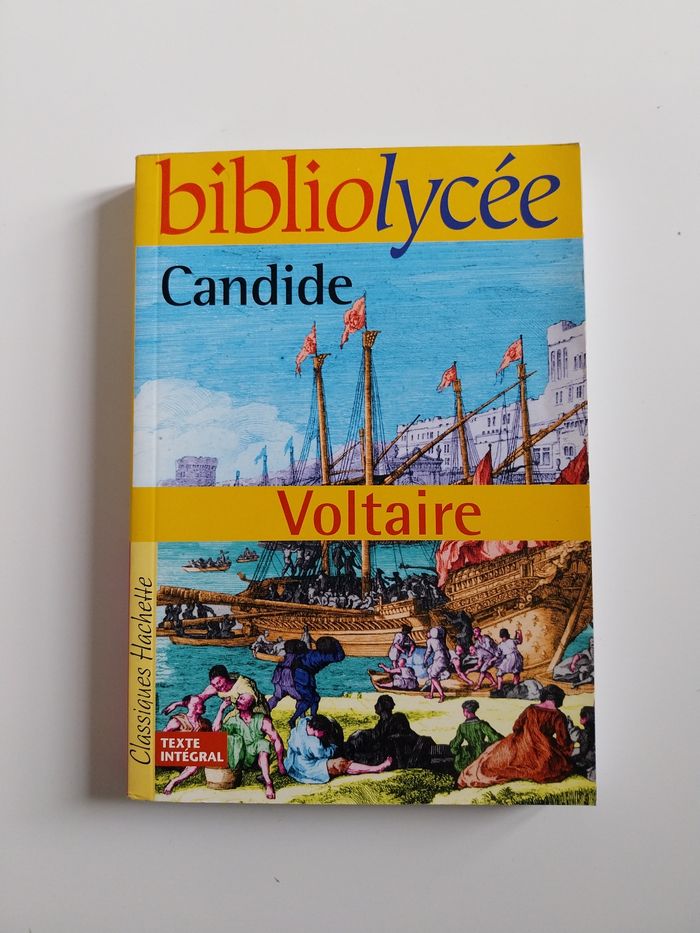 Livre Candide Voltaire