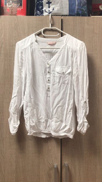 Blouse camaïeu blanche