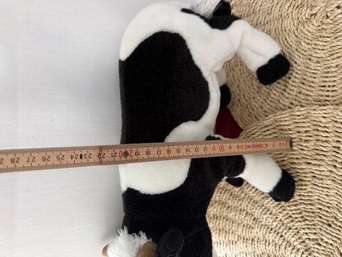 Peluche - Vache noire et blanche - photo numéro 4