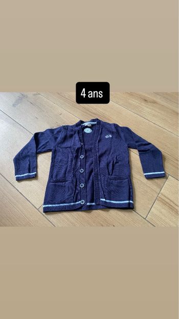 Gilet cérémonie petit garçon sergent major 4 ans