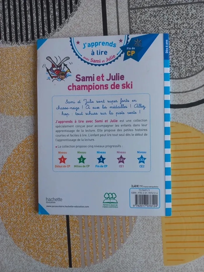 Livre fin de CP Sami et Julie champions de ski - photo numéro 2