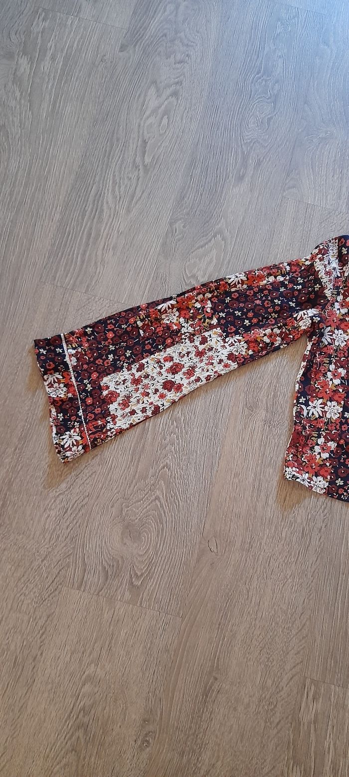 Chemise bohème hippie manches longues evasées - photo numéro 5