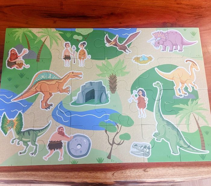 Grand puzzles dinosaures - photo numéro 3