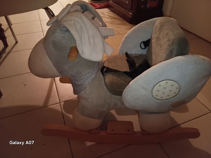 Cheval (âne)a bascule nattou - photo numéro 2