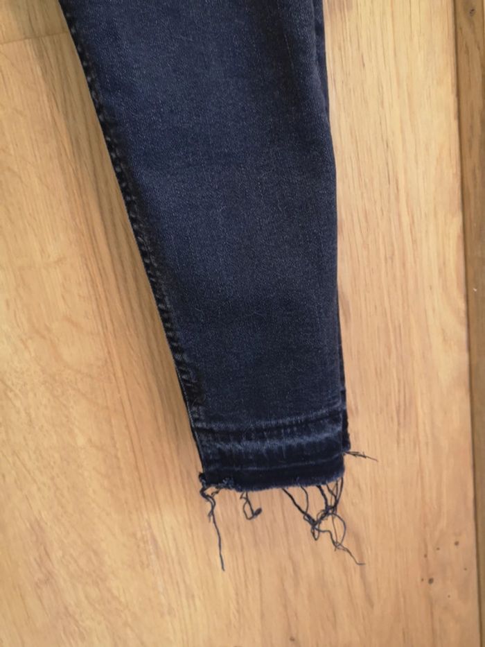 Jeans Mango frangé en noir 36 - photo numéro 8