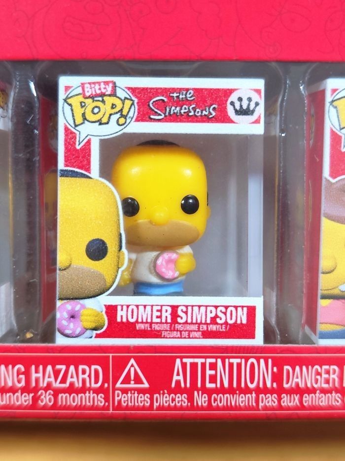 Lot 2 Boîtes Bitty Pop! The Simpsons - 8 Figurines dont 2 CHASE Rare - photo numéro 8