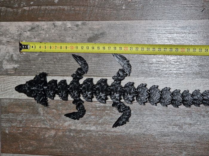 Dragon Elder Articulé 46cm Noir - ED1 - - photo numéro 6
