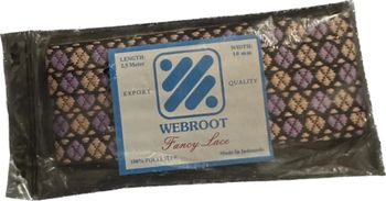 Dentelles Fantaisie Webroot Couture violet 2,5mètres