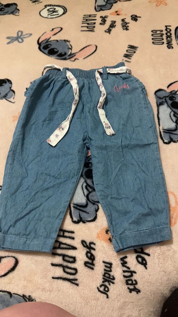 Pantalon bébé fille 12 mois 74cm