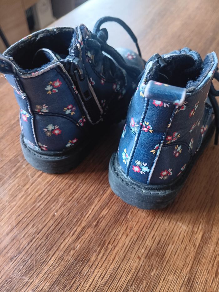 Bottines à motifs fleurs - photo numéro 3