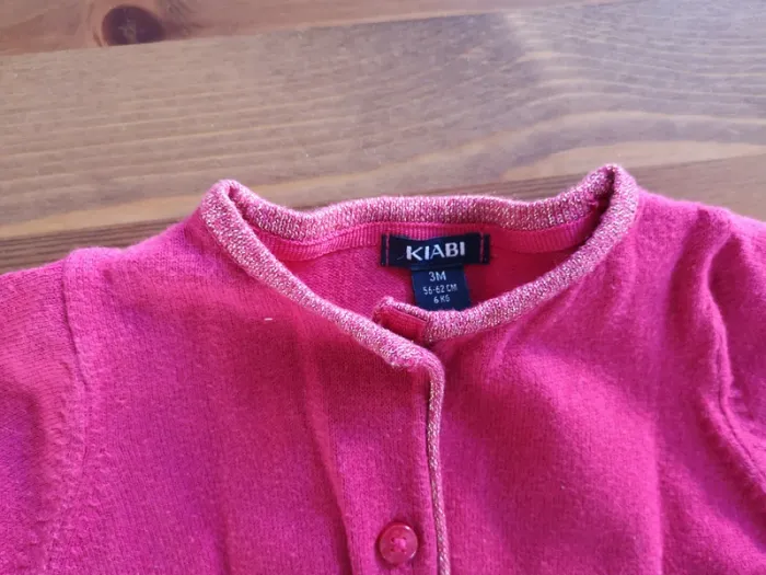 Gilet rose 3 mois - photo numéro 4