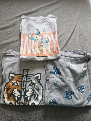 Lot 3 t-shirts manches longues