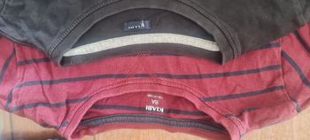 Lot de 9  tee-shirt manche longue