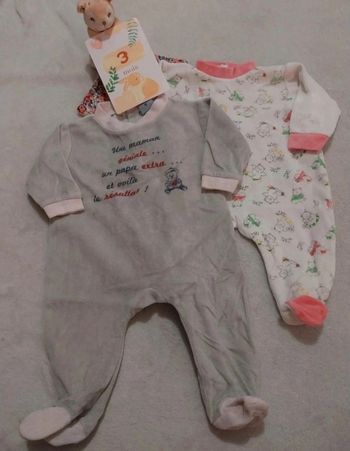 Lot 2 pyjama 3 mois