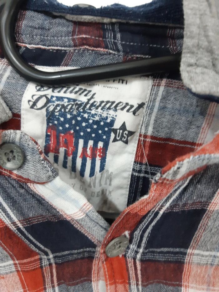 Chemise à carreaux manches longues - photo numéro 5