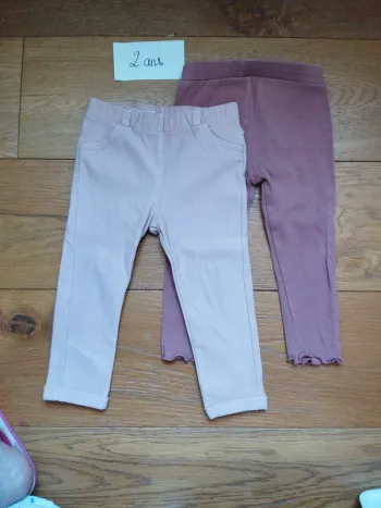 Lot de 2 leggings Kiabi