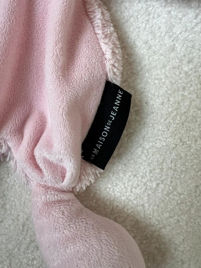 Doudou plat rose La Maison de Jeanne - photo numéro 2