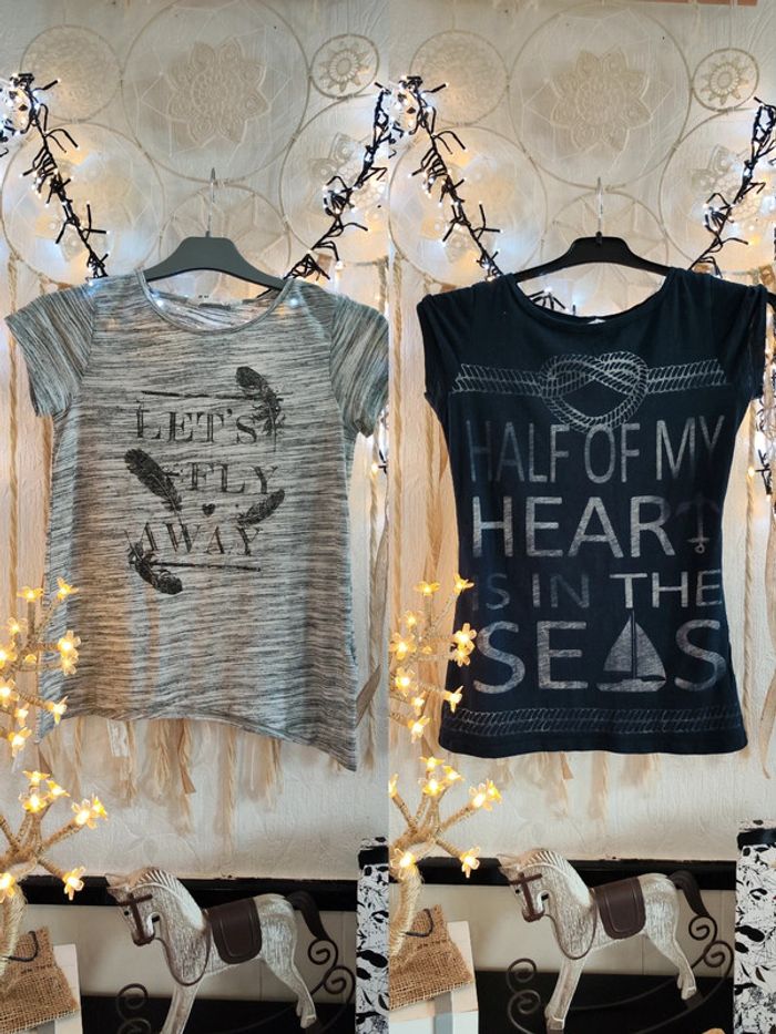 Lot de 2 tee shirt neuf