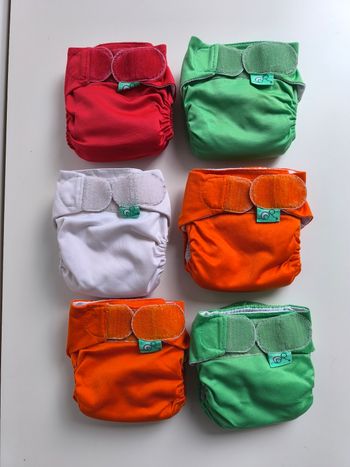 Lot de 6 couches lavables Teenyfit Newborn 