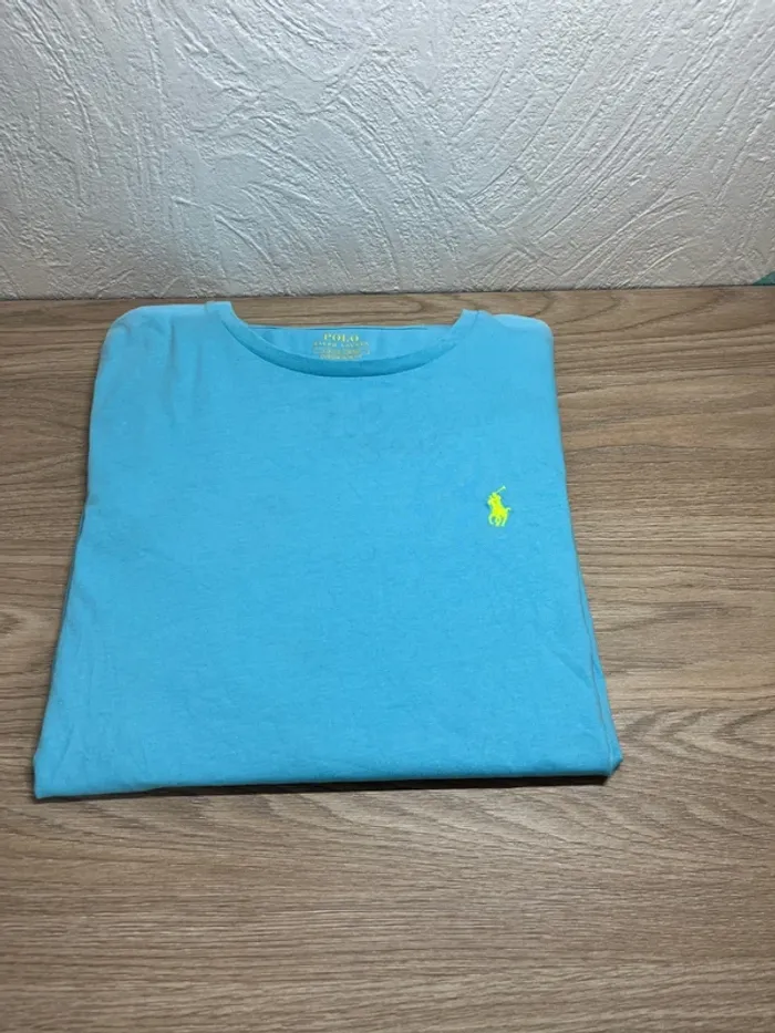 T-shirt Ralph Lauren - couleur bleu clair - taille S