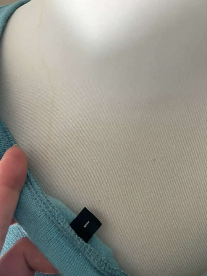 Sweat pull fin bleu coton femme, taille 1/36 - photo numéro 2