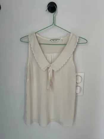 Blouse légère crème