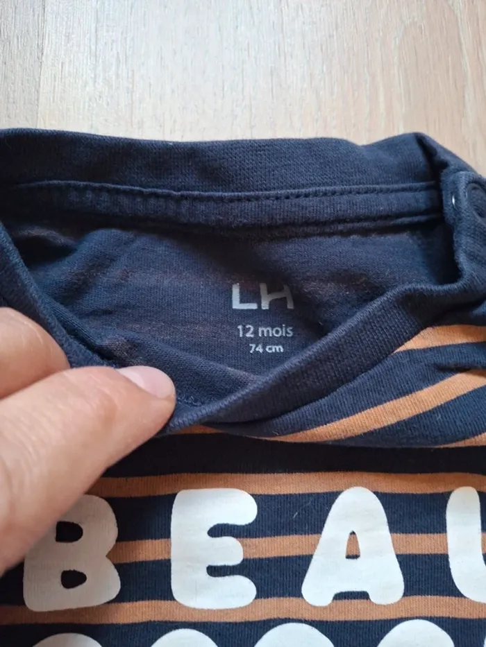 Tee-shirt manches longues 12 mois - photo numéro 2