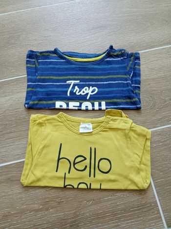 Lot tee-shirts manches longues
