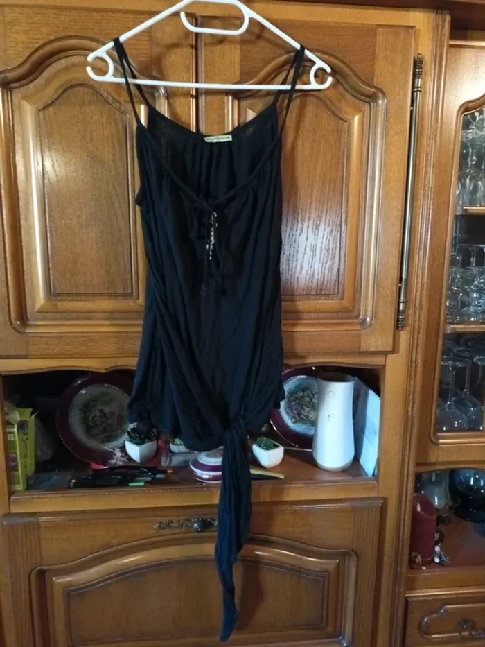 Tee-shirt à bretelles et à nouer ddp taille L