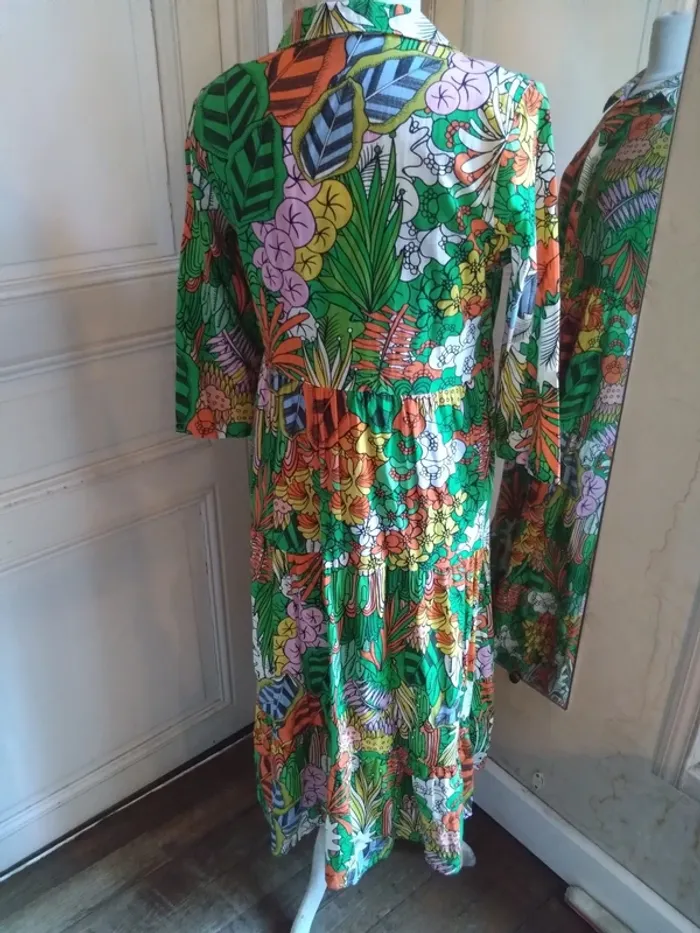 Robe longue Johanna bohème vintage années 70 – style hippie T36-38 - photo numéro 6