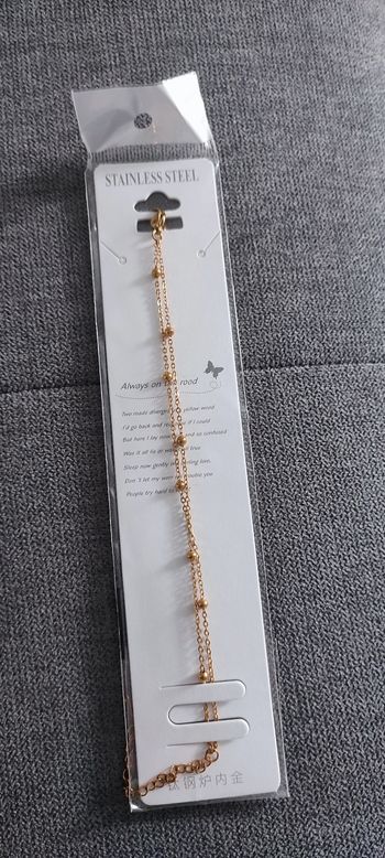 Bracelet ajustable en acier inoxydable