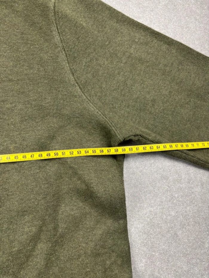 Pull d’hiver half zip 1/4 zip Ralph Lauren vert semi zip taille L - photo numéro 13