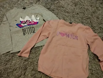 2 hauts longues manches 5 ans