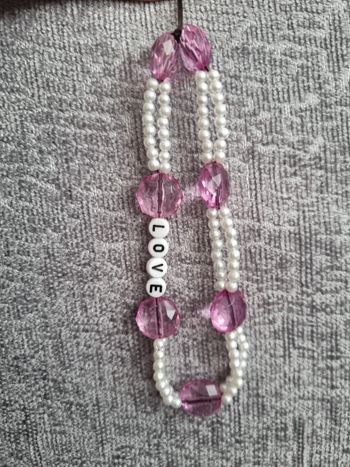lanière de téléphone,sac, accessoire bijou fait main 
