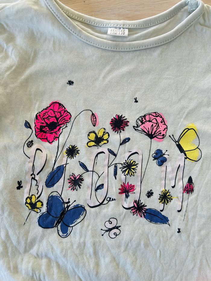 Lot de 3 t-shirts manches courtes fille 5 ans - photo numéro 3