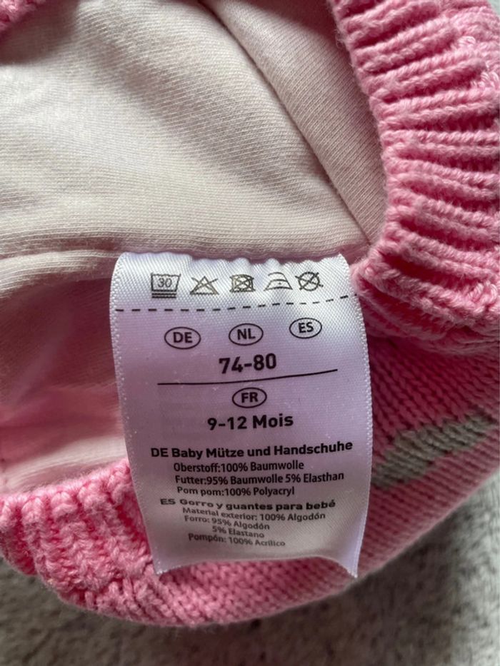 Ensemble bonnet + moufles - photo numéro 2