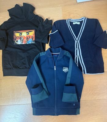 Lot de Gilets+pull